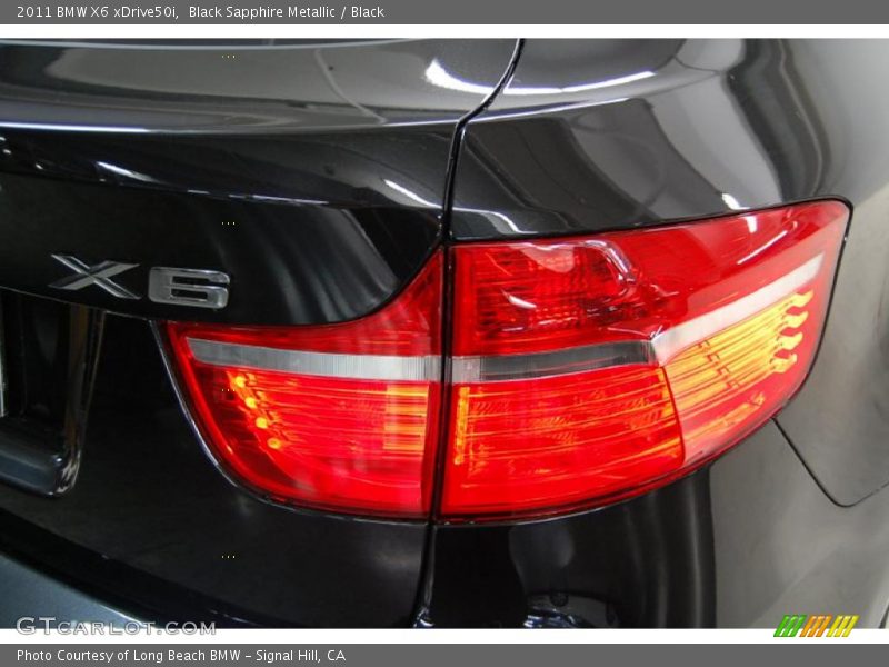 Black Sapphire Metallic / Black 2011 BMW X6 xDrive50i