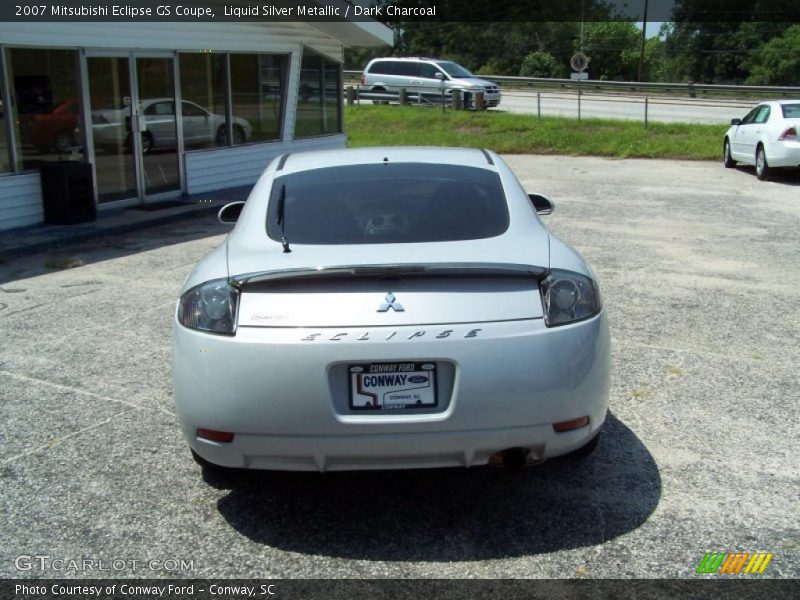 Liquid Silver Metallic / Dark Charcoal 2007 Mitsubishi Eclipse GS Coupe