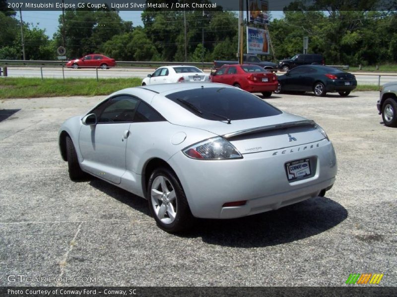 Liquid Silver Metallic / Dark Charcoal 2007 Mitsubishi Eclipse GS Coupe