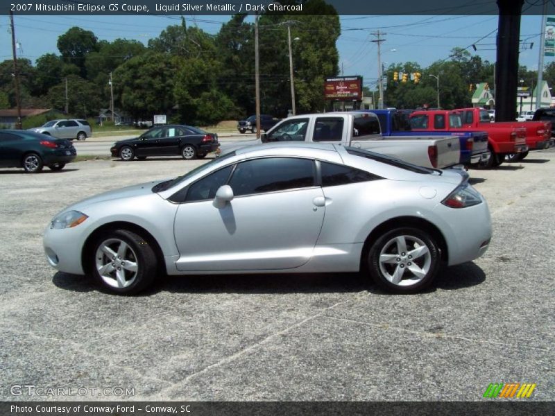 Liquid Silver Metallic / Dark Charcoal 2007 Mitsubishi Eclipse GS Coupe