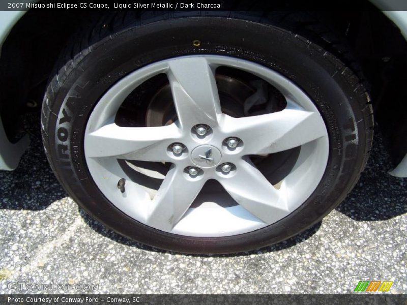 Liquid Silver Metallic / Dark Charcoal 2007 Mitsubishi Eclipse GS Coupe