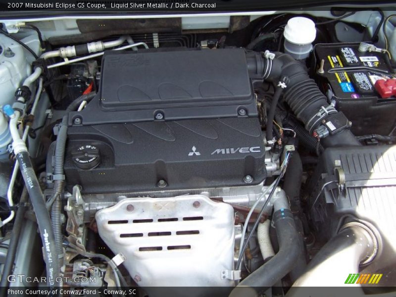 Liquid Silver Metallic / Dark Charcoal 2007 Mitsubishi Eclipse GS Coupe