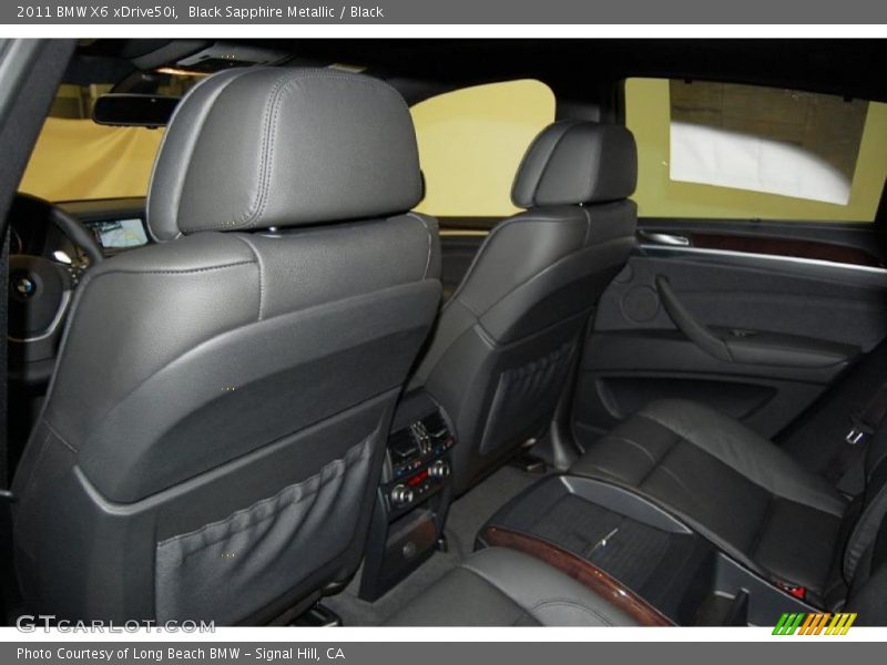 Black Sapphire Metallic / Black 2011 BMW X6 xDrive50i