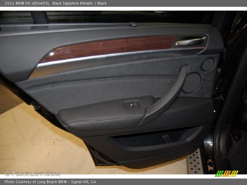 Black Sapphire Metallic / Black 2011 BMW X6 xDrive50i