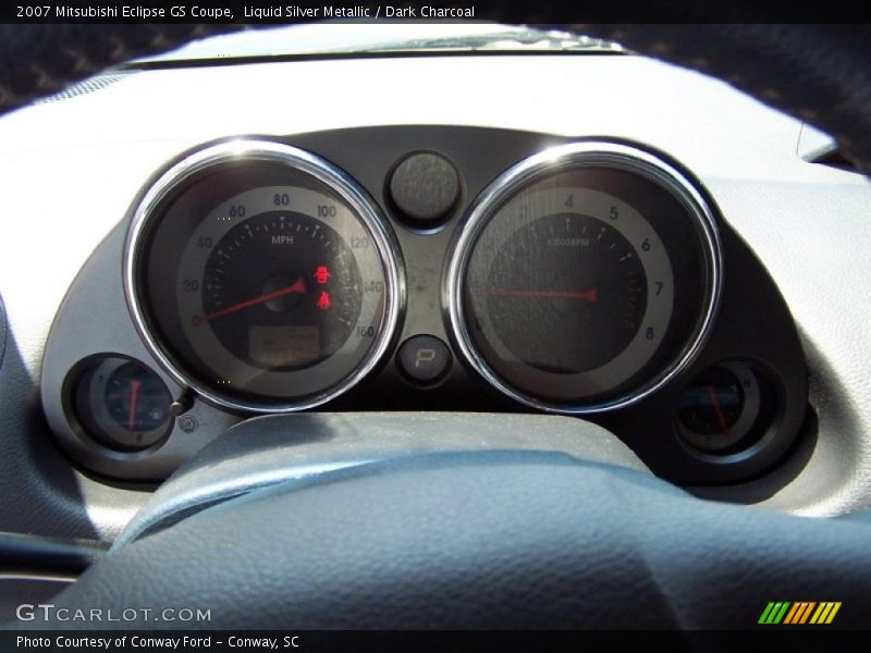 Liquid Silver Metallic / Dark Charcoal 2007 Mitsubishi Eclipse GS Coupe