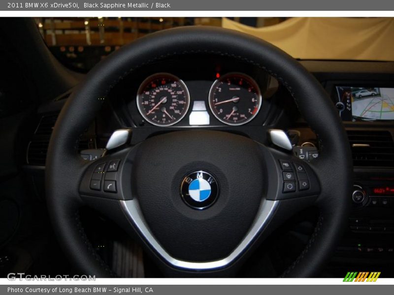 Black Sapphire Metallic / Black 2011 BMW X6 xDrive50i