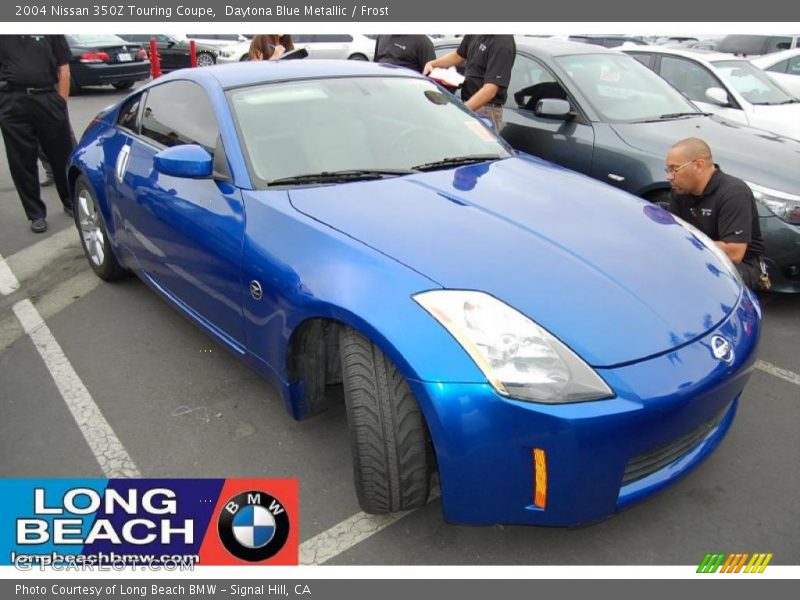 Daytona Blue Metallic / Frost 2004 Nissan 350Z Touring Coupe