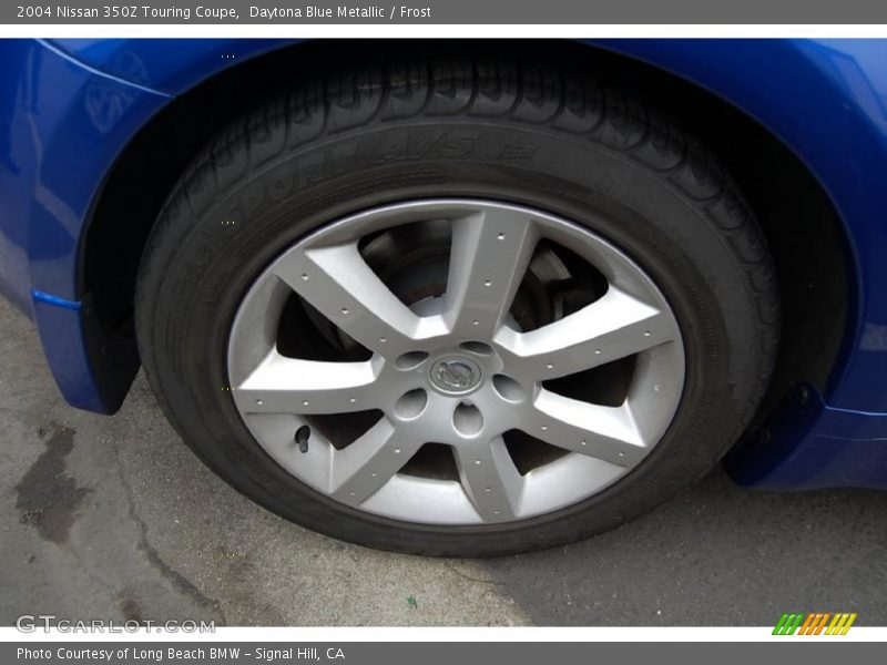 Daytona Blue Metallic / Frost 2004 Nissan 350Z Touring Coupe