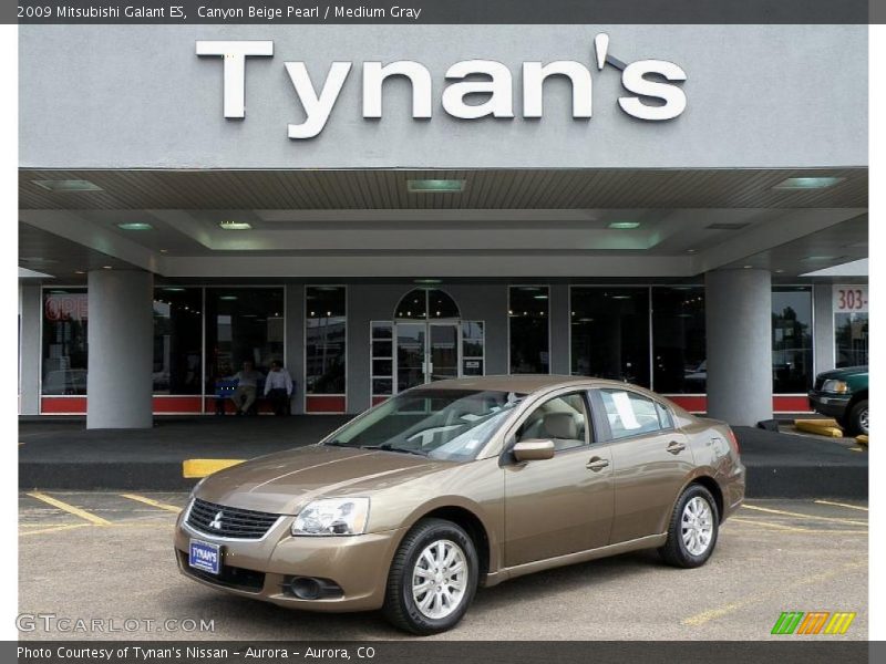 Canyon Beige Pearl / Medium Gray 2009 Mitsubishi Galant ES