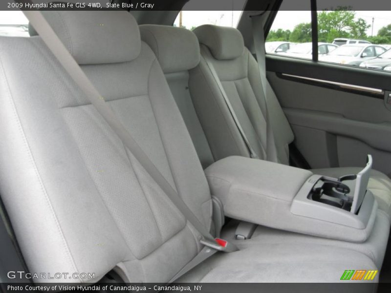 Slate Blue / Gray 2009 Hyundai Santa Fe GLS 4WD