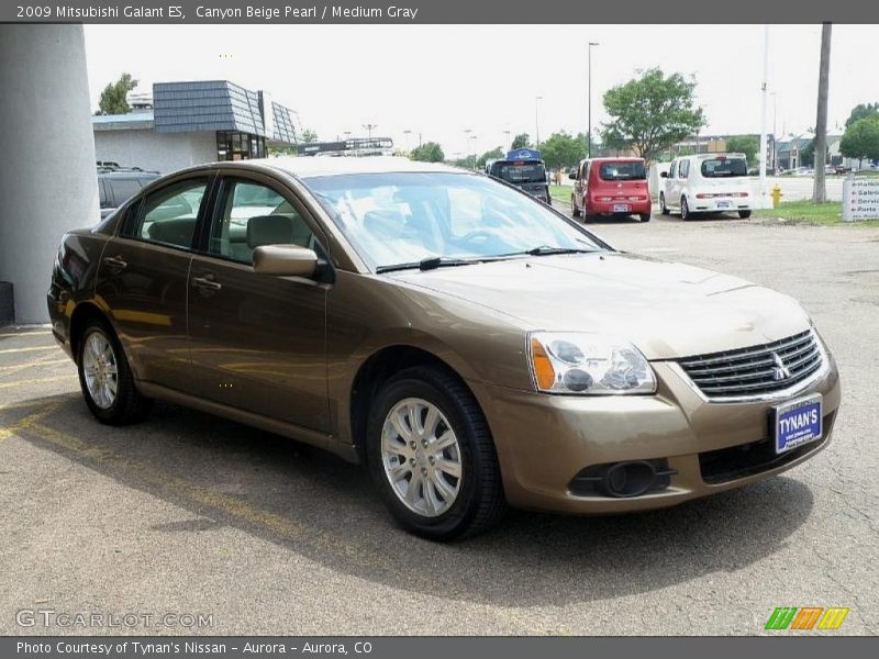 Canyon Beige Pearl / Medium Gray 2009 Mitsubishi Galant ES