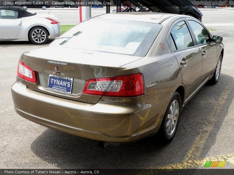 Canyon Beige Pearl / Medium Gray 2009 Mitsubishi Galant ES