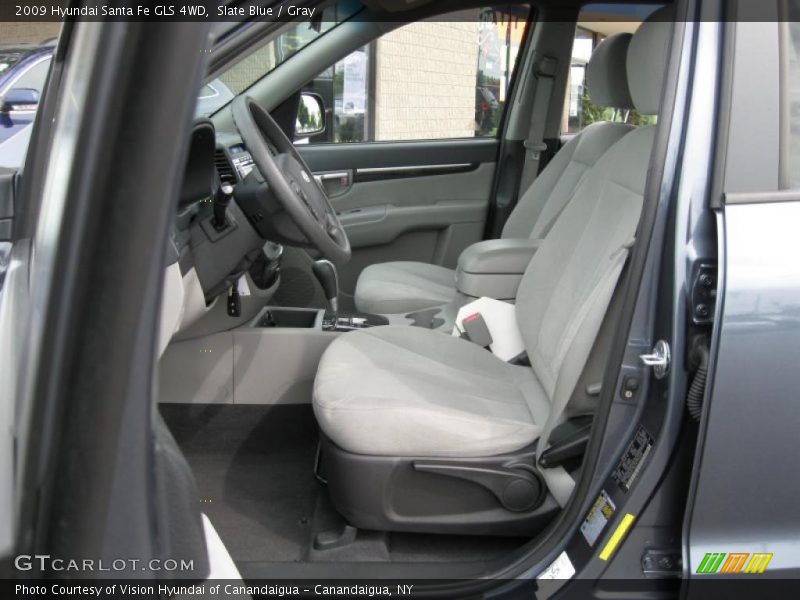 Slate Blue / Gray 2009 Hyundai Santa Fe GLS 4WD