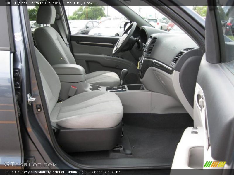 Slate Blue / Gray 2009 Hyundai Santa Fe GLS 4WD