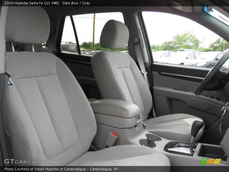Slate Blue / Gray 2009 Hyundai Santa Fe GLS 4WD