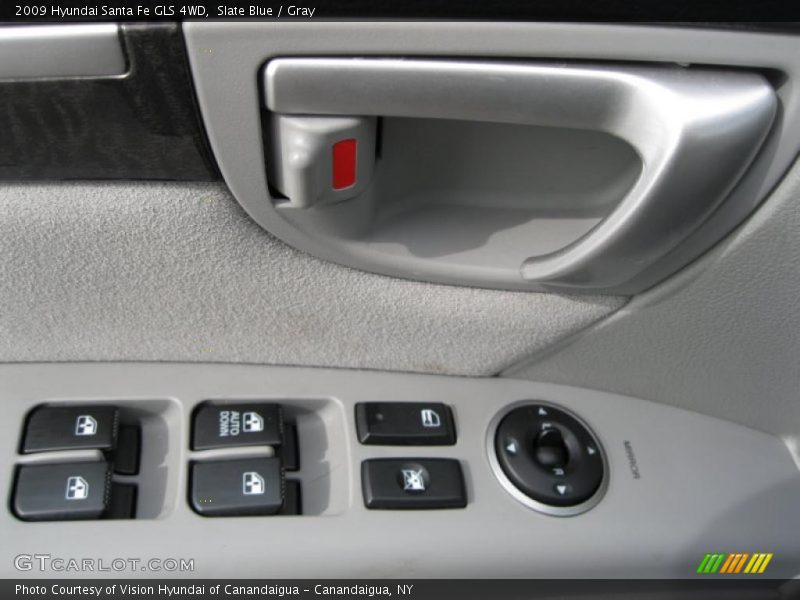 Slate Blue / Gray 2009 Hyundai Santa Fe GLS 4WD