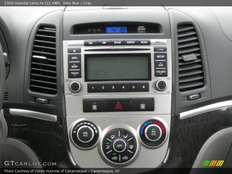 Slate Blue / Gray 2009 Hyundai Santa Fe GLS 4WD