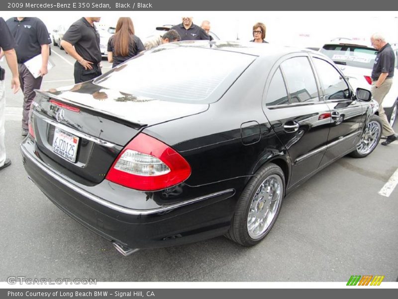 Black / Black 2009 Mercedes-Benz E 350 Sedan