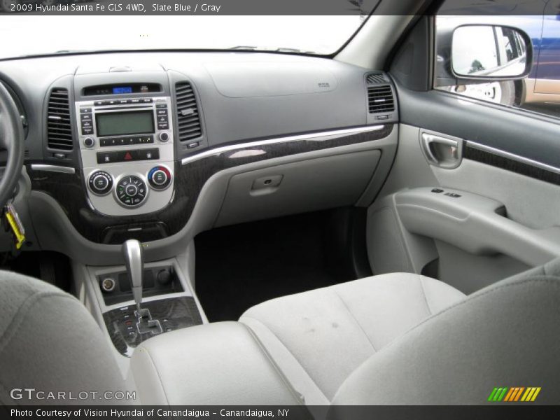 Slate Blue / Gray 2009 Hyundai Santa Fe GLS 4WD
