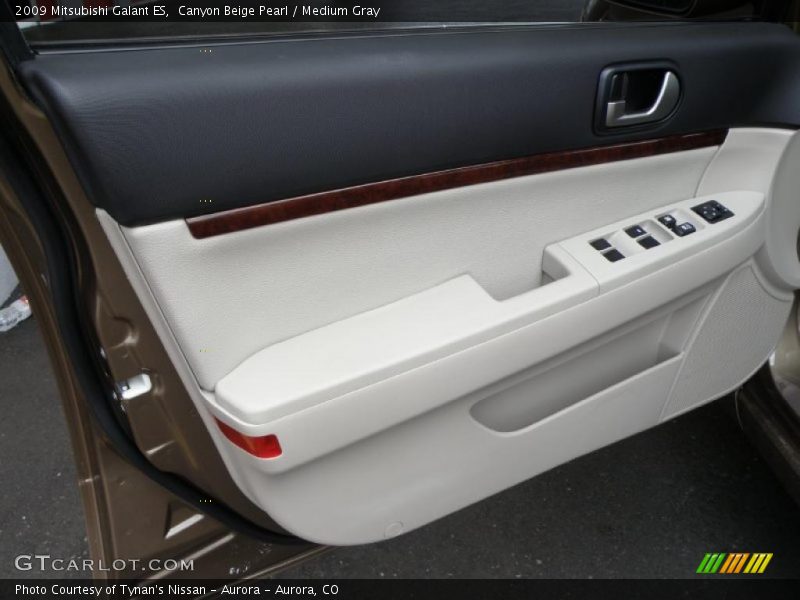 Canyon Beige Pearl / Medium Gray 2009 Mitsubishi Galant ES