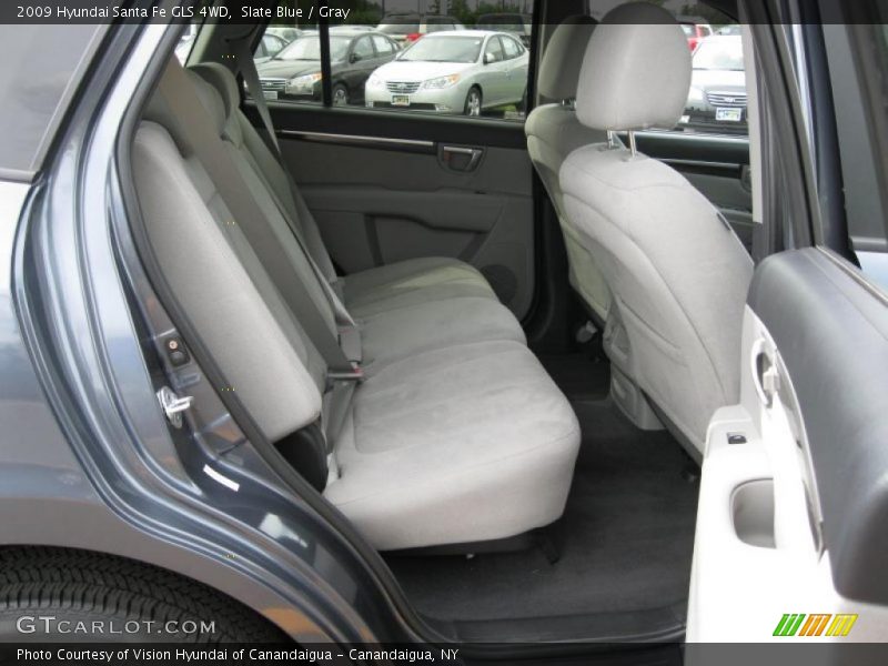 Slate Blue / Gray 2009 Hyundai Santa Fe GLS 4WD