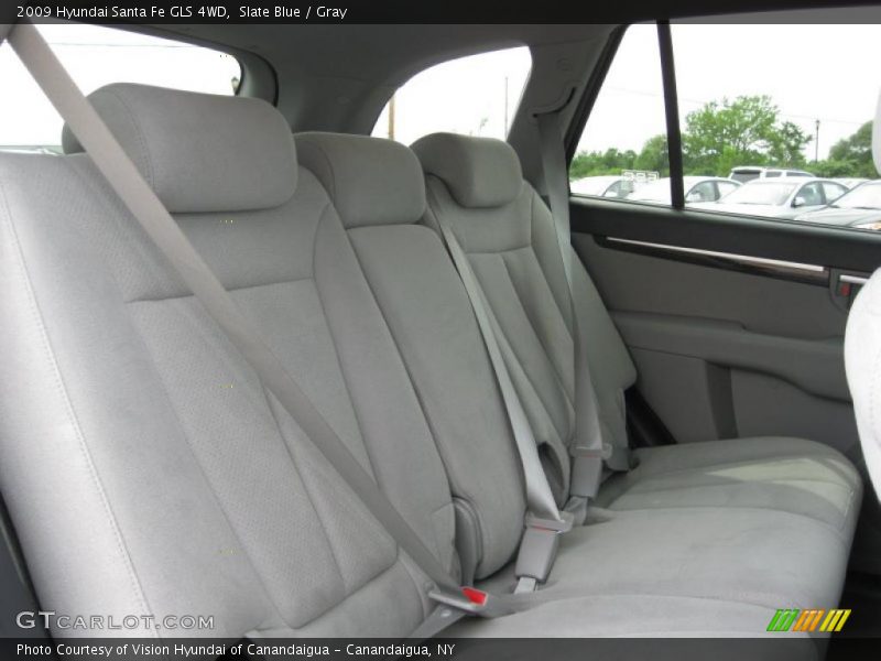 Slate Blue / Gray 2009 Hyundai Santa Fe GLS 4WD