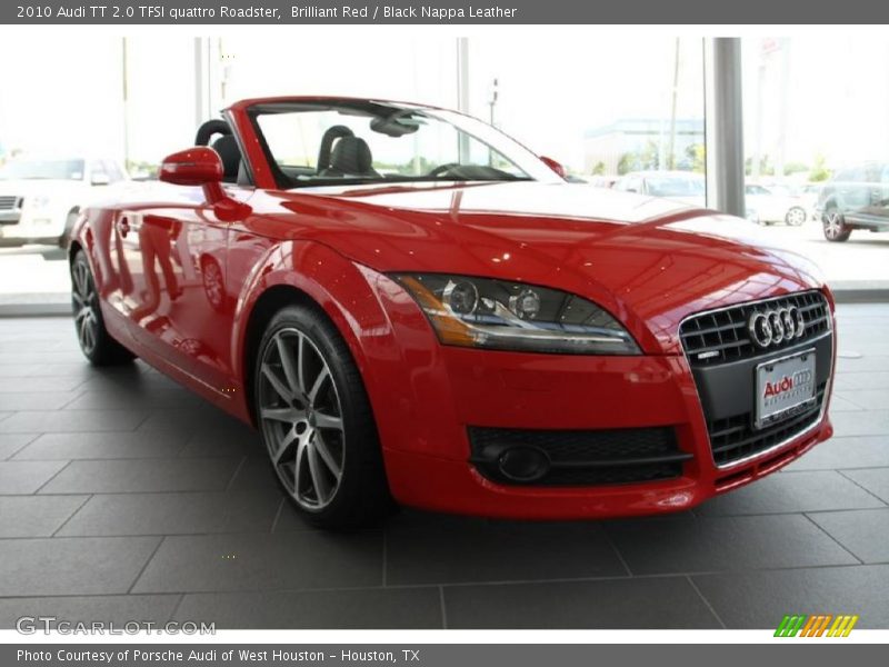 Brilliant Red / Black Nappa Leather 2010 Audi TT 2.0 TFSI quattro Roadster
