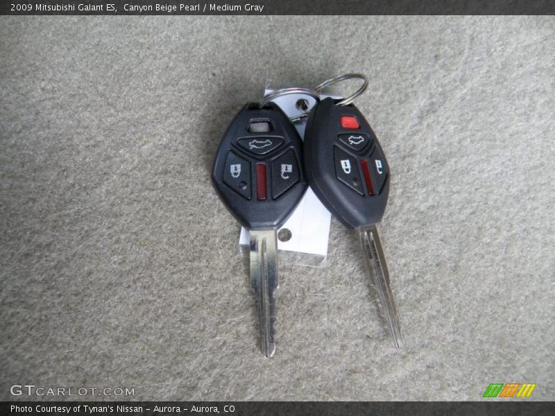 Canyon Beige Pearl / Medium Gray 2009 Mitsubishi Galant ES