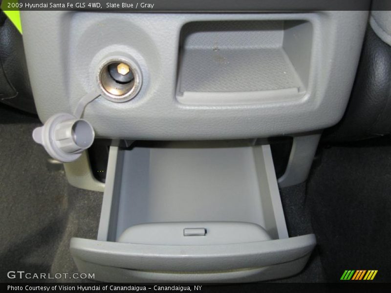 Slate Blue / Gray 2009 Hyundai Santa Fe GLS 4WD