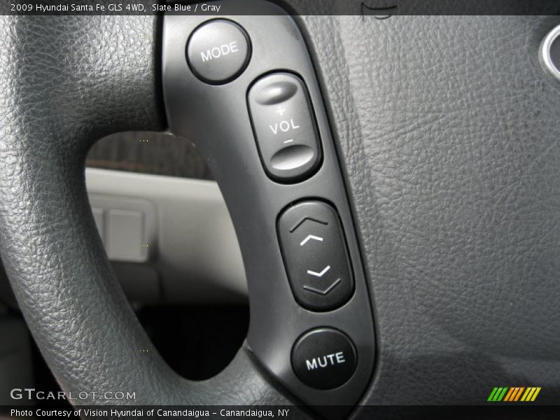 Slate Blue / Gray 2009 Hyundai Santa Fe GLS 4WD