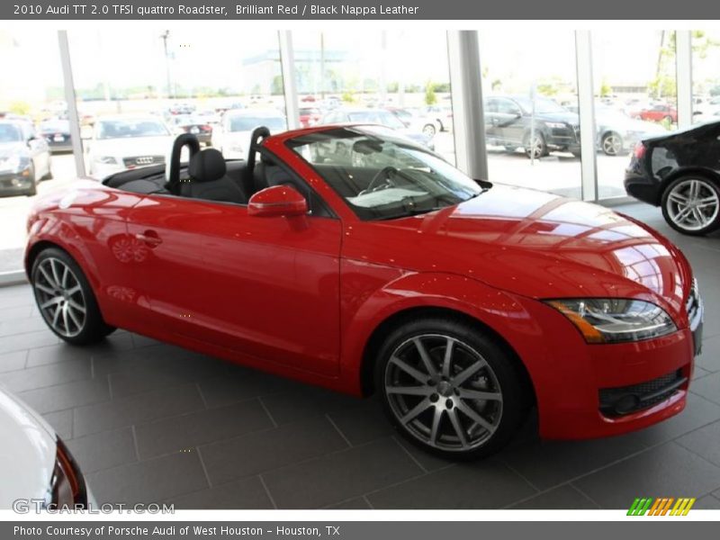 Brilliant Red / Black Nappa Leather 2010 Audi TT 2.0 TFSI quattro Roadster