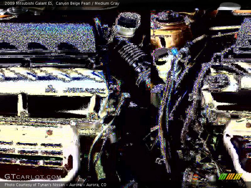 Canyon Beige Pearl / Medium Gray 2009 Mitsubishi Galant ES