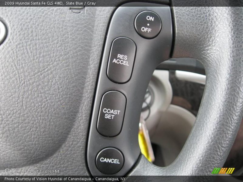 Slate Blue / Gray 2009 Hyundai Santa Fe GLS 4WD