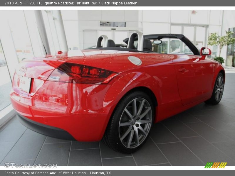 Brilliant Red / Black Nappa Leather 2010 Audi TT 2.0 TFSI quattro Roadster