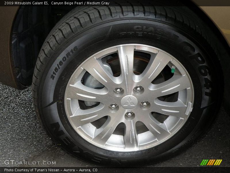 Canyon Beige Pearl / Medium Gray 2009 Mitsubishi Galant ES