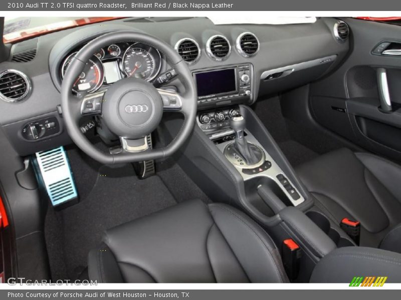 Brilliant Red / Black Nappa Leather 2010 Audi TT 2.0 TFSI quattro Roadster