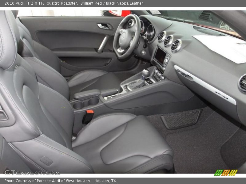 Brilliant Red / Black Nappa Leather 2010 Audi TT 2.0 TFSI quattro Roadster