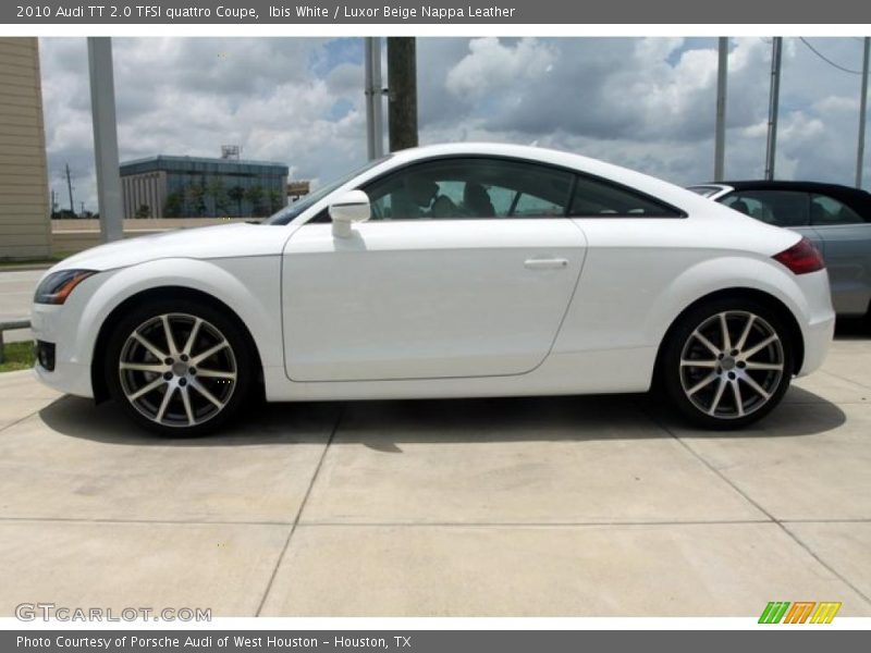 Ibis White / Luxor Beige Nappa Leather 2010 Audi TT 2.0 TFSI quattro Coupe