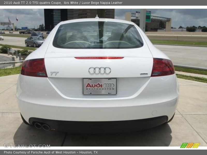 Ibis White / Luxor Beige Nappa Leather 2010 Audi TT 2.0 TFSI quattro Coupe