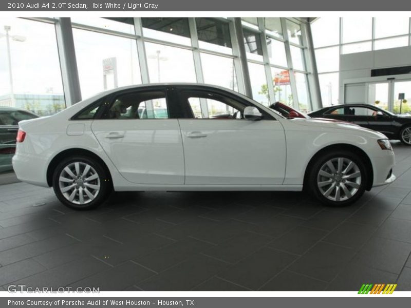 Ibis White / Light Gray 2010 Audi A4 2.0T Sedan