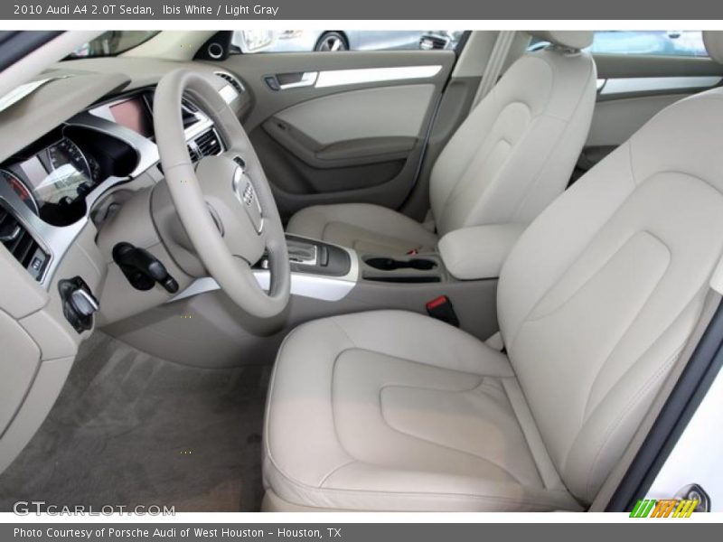  2010 A4 2.0T Sedan Light Gray Interior