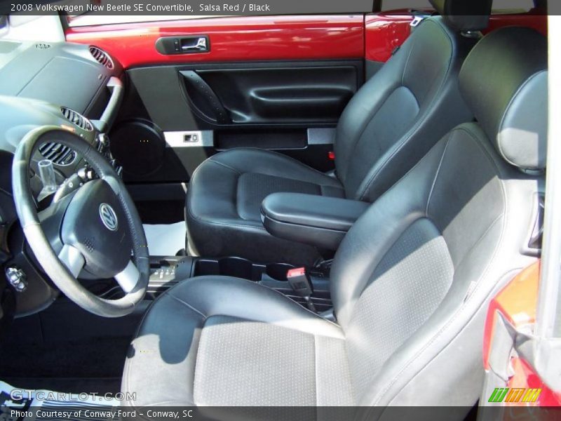 Salsa Red / Black 2008 Volkswagen New Beetle SE Convertible
