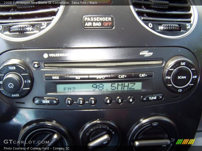 Salsa Red / Black 2008 Volkswagen New Beetle SE Convertible