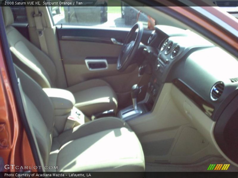 Sunburst Orange / Tan 2008 Saturn VUE XE