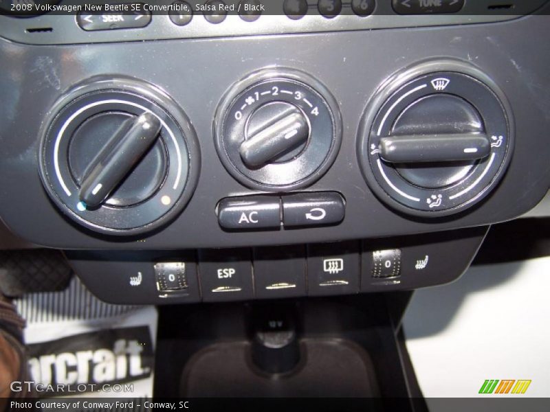 Salsa Red / Black 2008 Volkswagen New Beetle SE Convertible