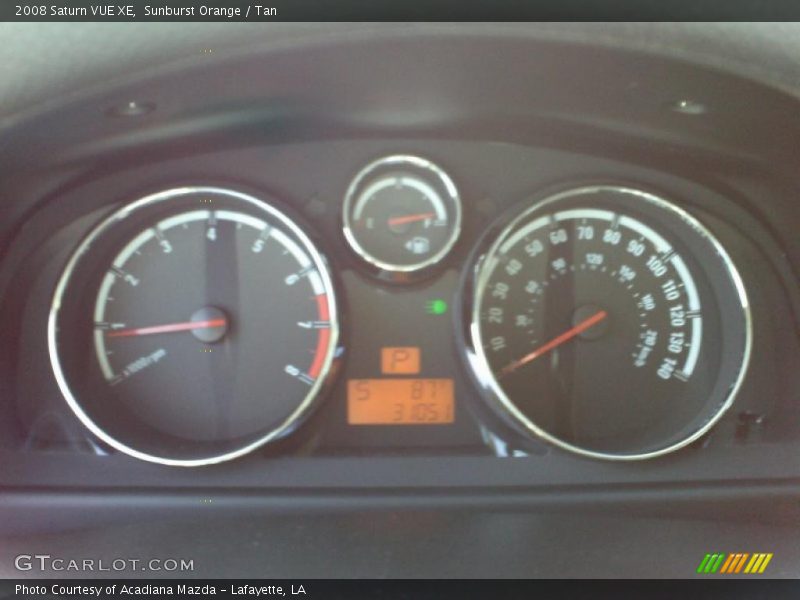 Sunburst Orange / Tan 2008 Saturn VUE XE