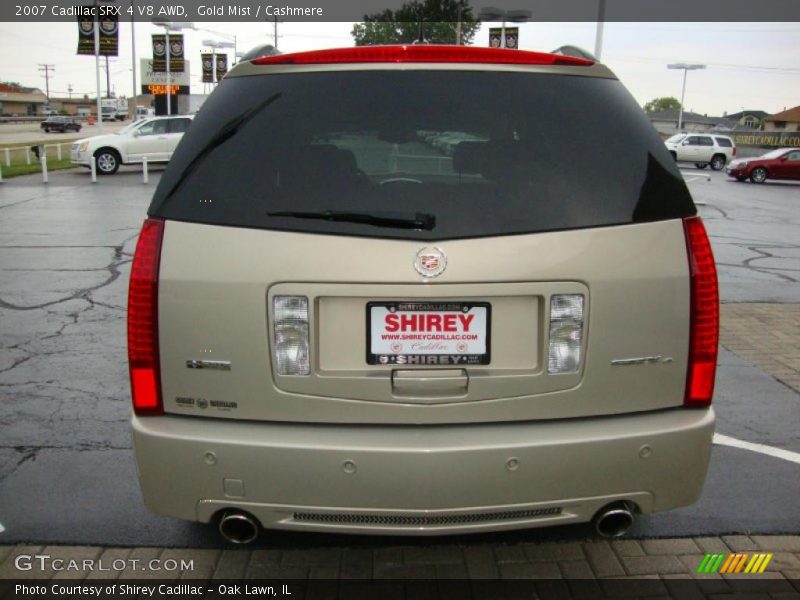 Gold Mist / Cashmere 2007 Cadillac SRX 4 V8 AWD