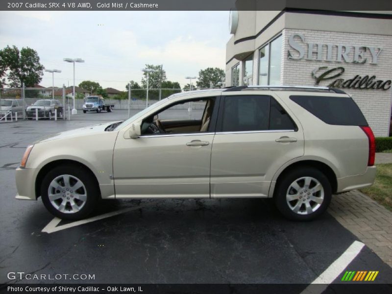 Gold Mist / Cashmere 2007 Cadillac SRX 4 V8 AWD