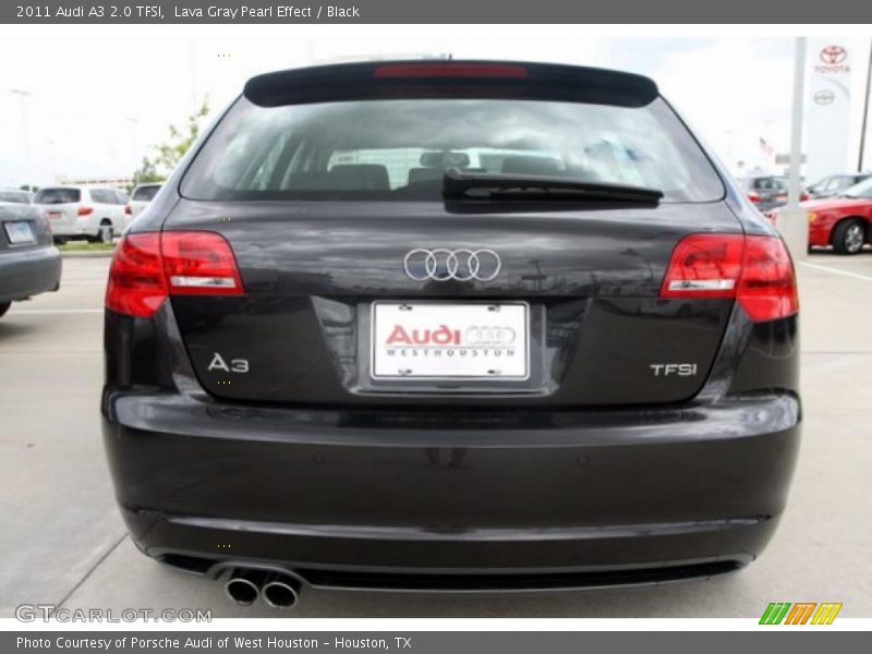 Lava Gray Pearl Effect / Black 2011 Audi A3 2.0 TFSI