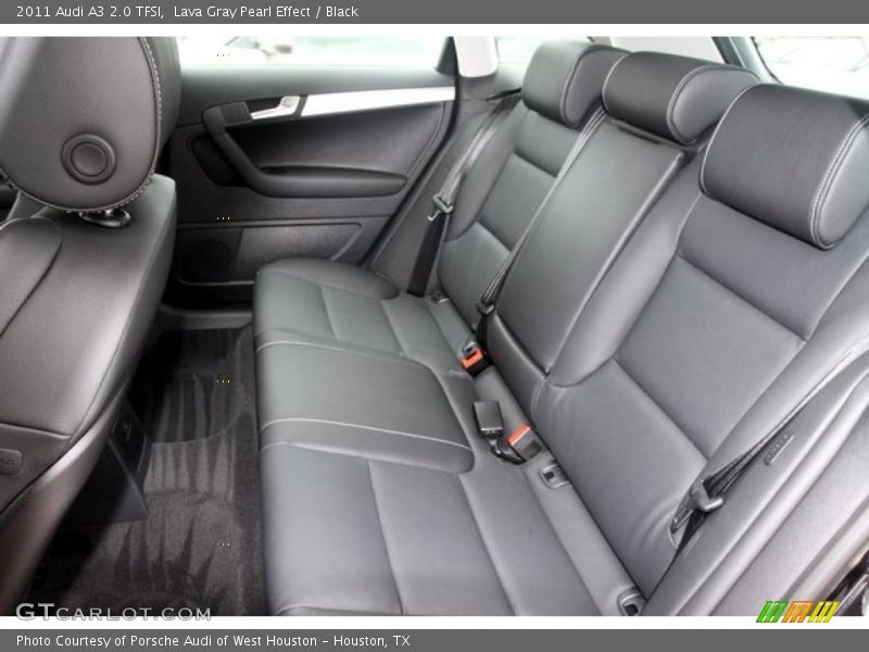 Lava Gray Pearl Effect / Black 2011 Audi A3 2.0 TFSI